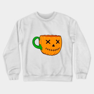 Halloween Coffee Cup Crewneck Sweatshirt